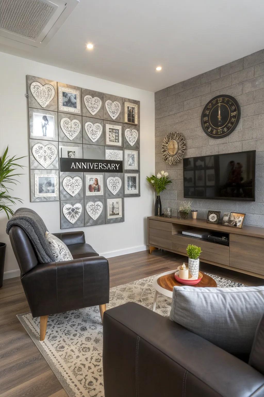 Unique tin wall art adds a personal touch to any space.