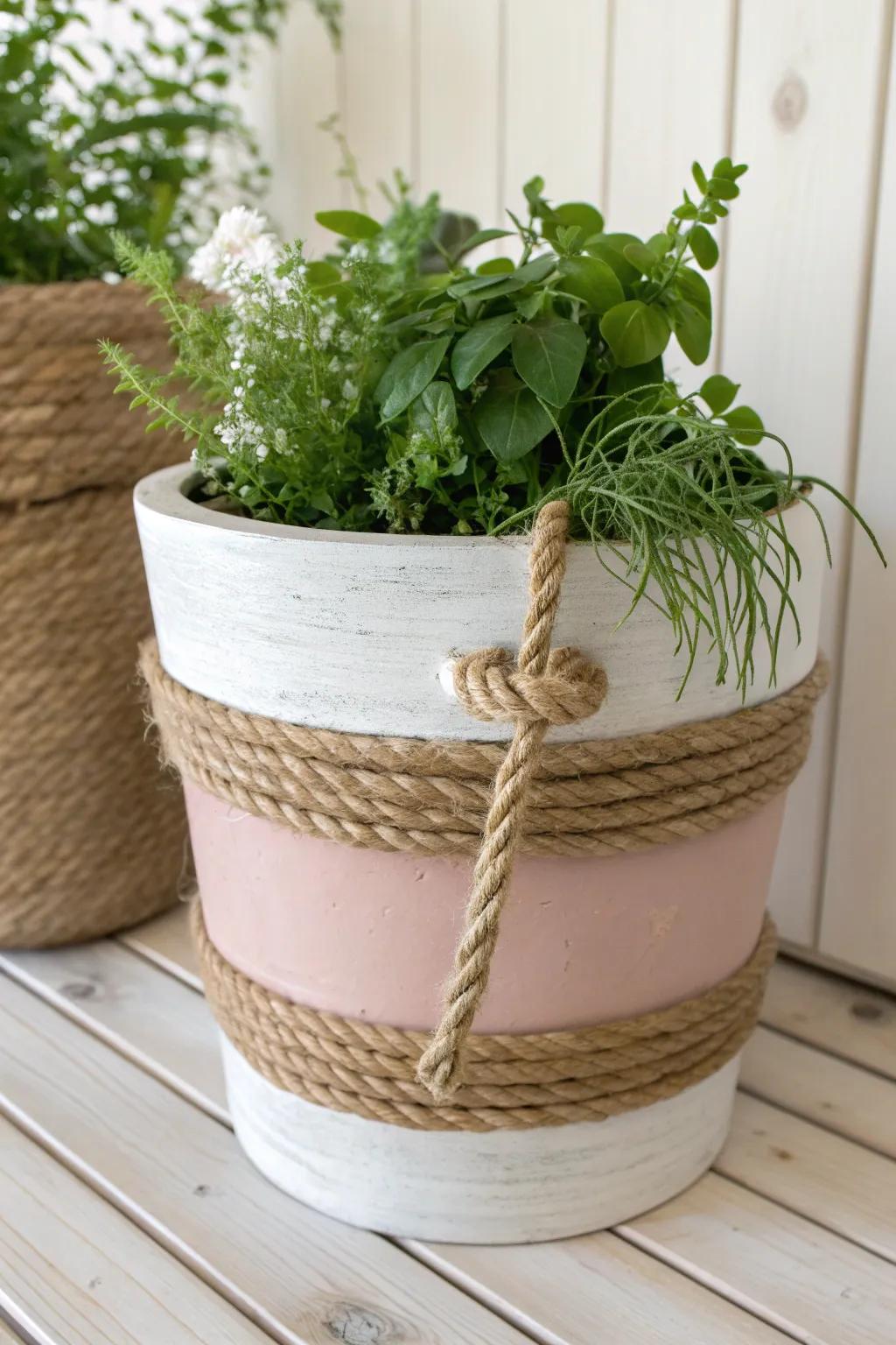 Elevate your greenery with a touch of artistry and nature's charm. 🌿✨