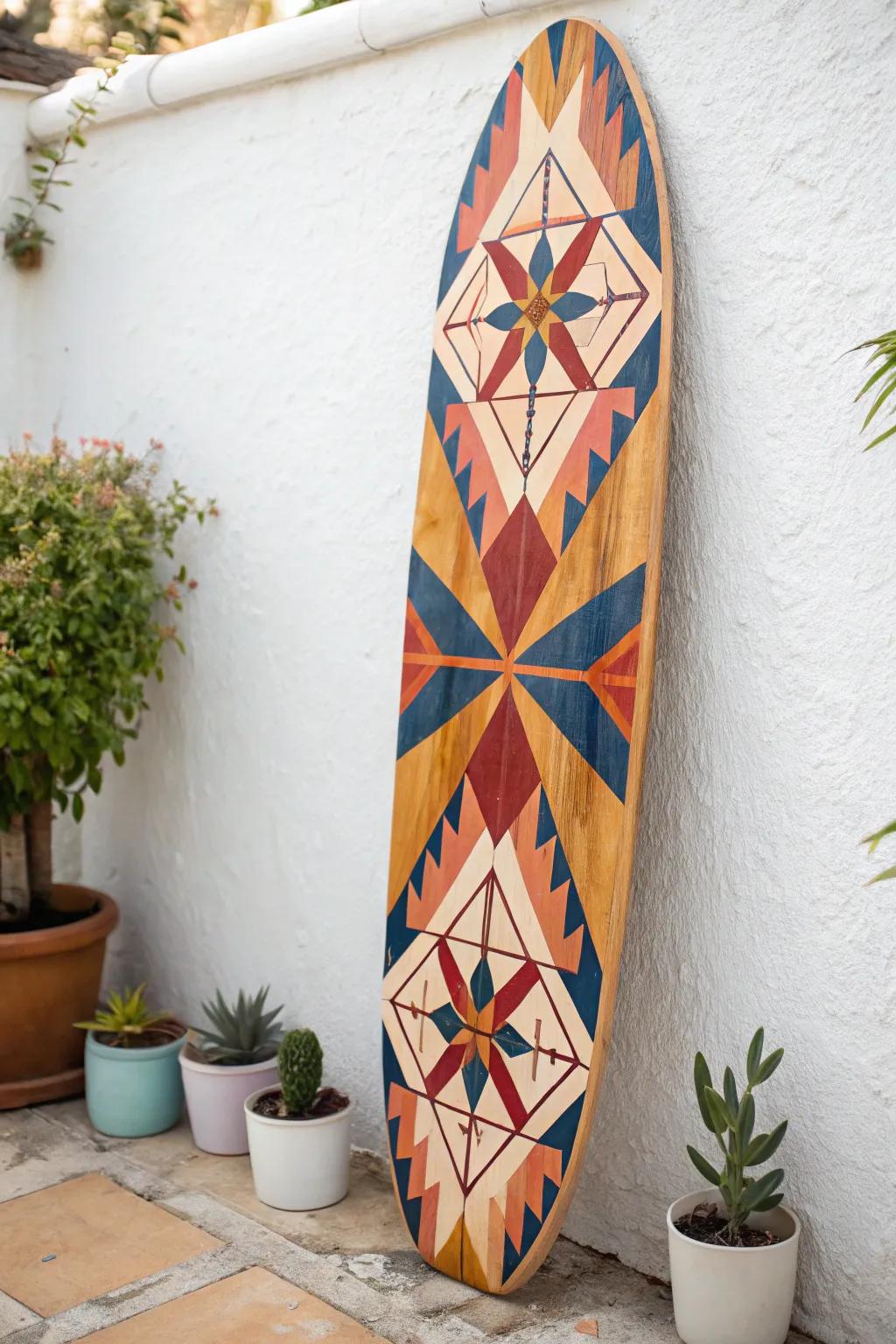 Dive into the world of abstract geometry—where bold colors and minimalist design come together beautifully.