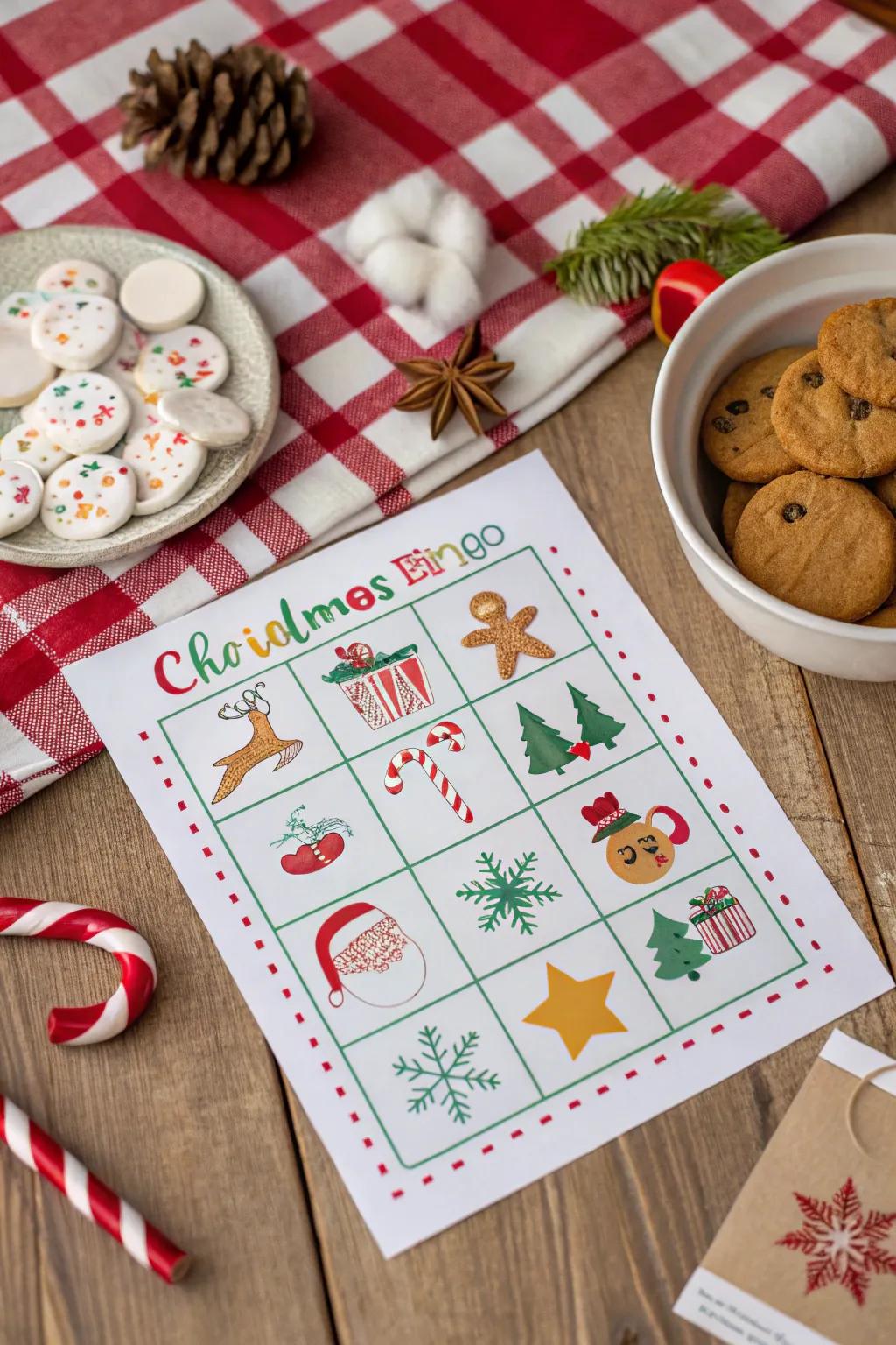 Picture bingo brings holiday cheer to kids of all ages.