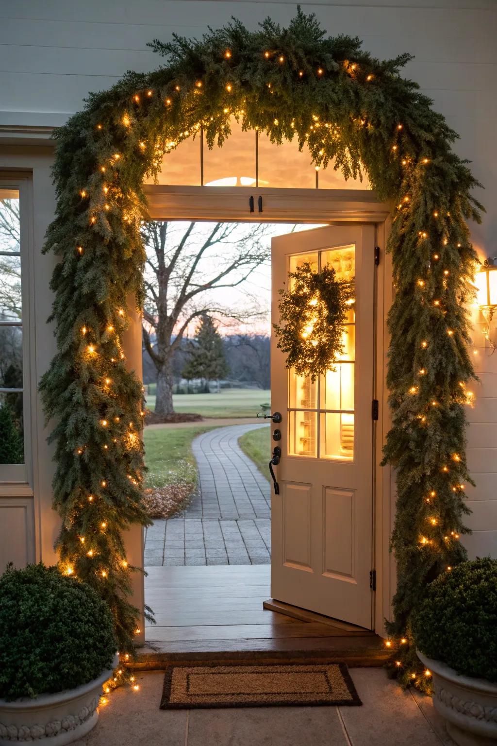 Welcome your guests with a beautifully decorated entrance.