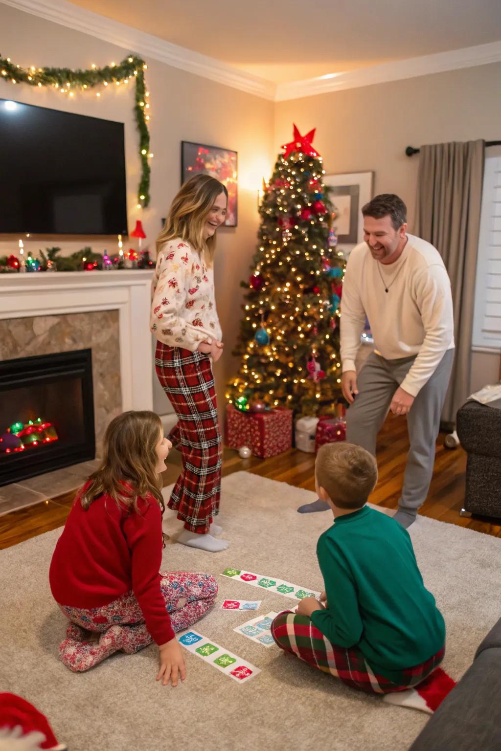 Bring the holiday spirit alive with a round of Christmas Charades.