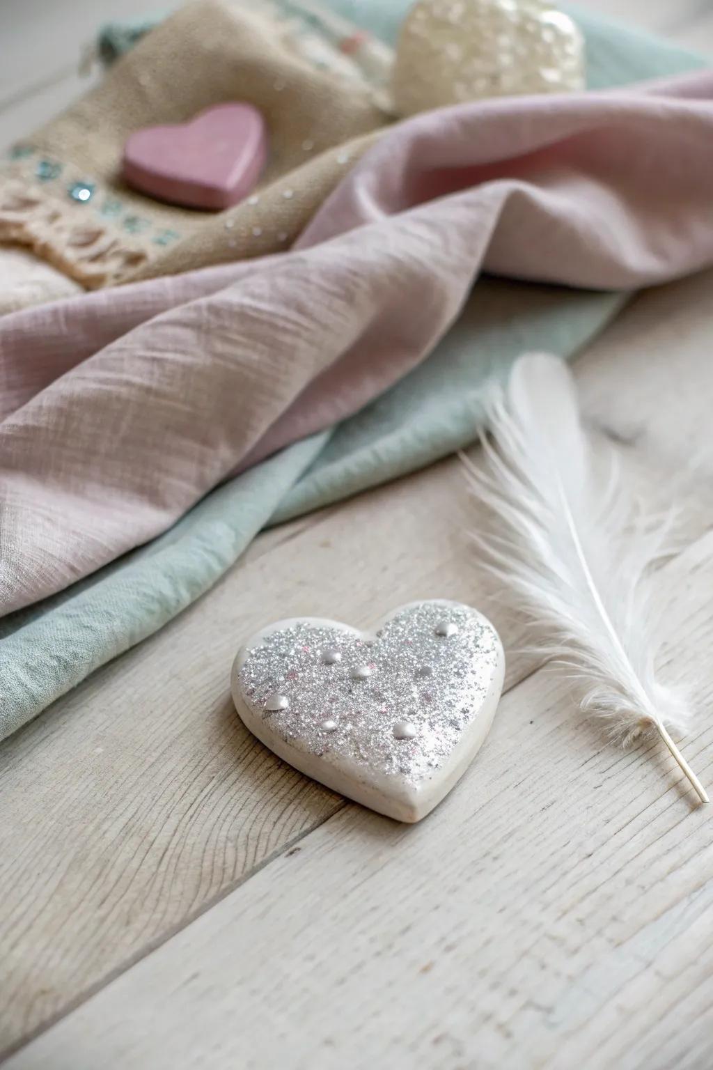 Crafted with love: Heartfelt magnets that sparkle with God's love.