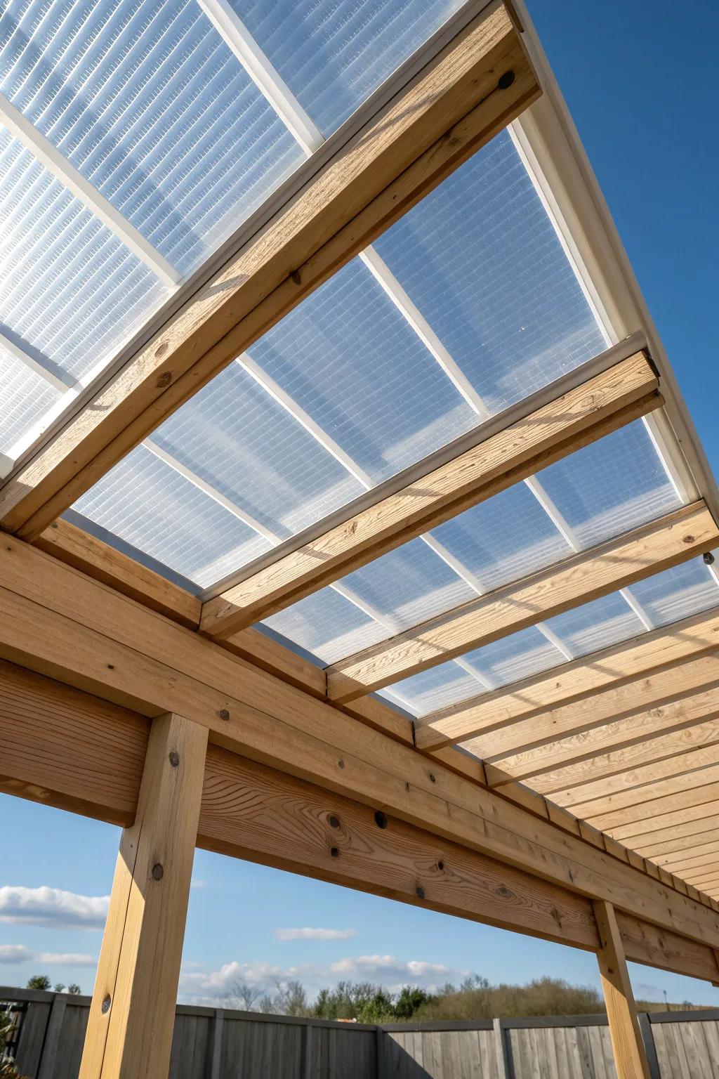 Illuminate your space with the sleek design and durability of polycarbonate panels.