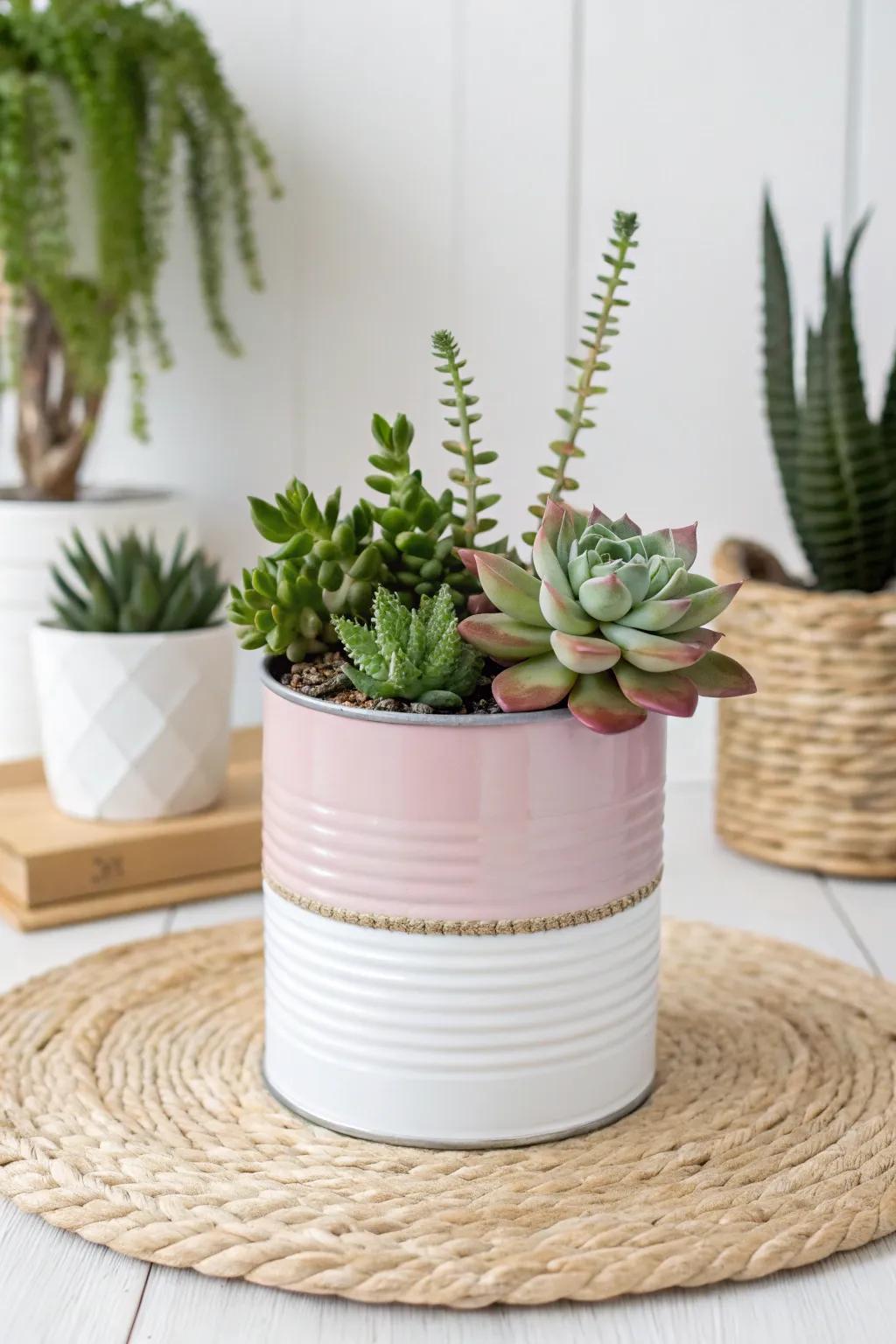 Breathe new life into your coffee cans with this charming planter DIY!