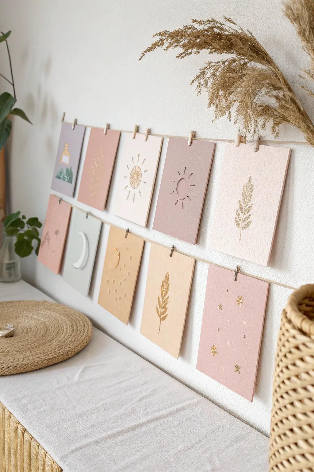 Embrace the beauty of simplicity with a Seven Days of Creation display, bringing biblical stories to life with minimalist elegance.