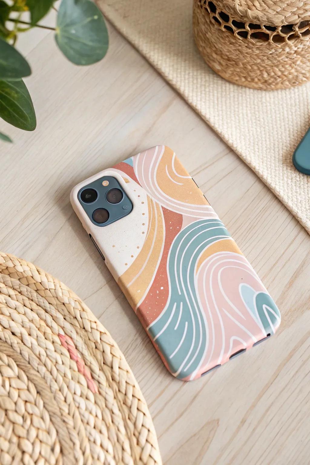 Carry a masterpiece in your pocket with this abstract art phone case!