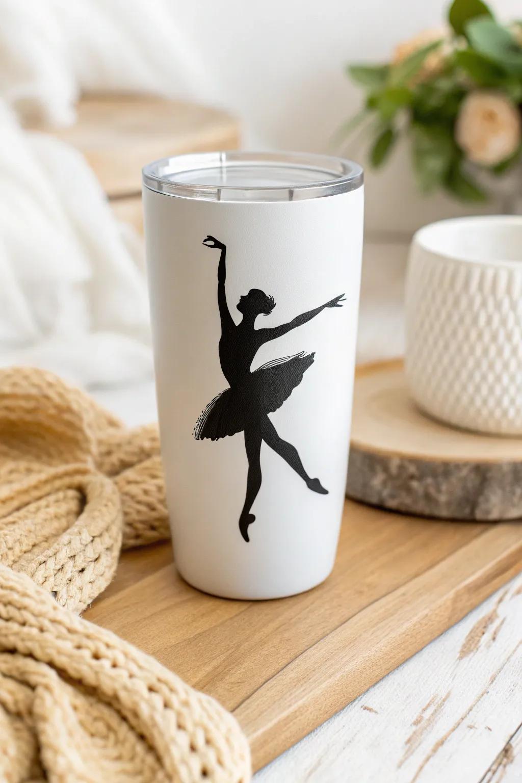 Embrace elegance with every sip: a dance of simplicity and grace.