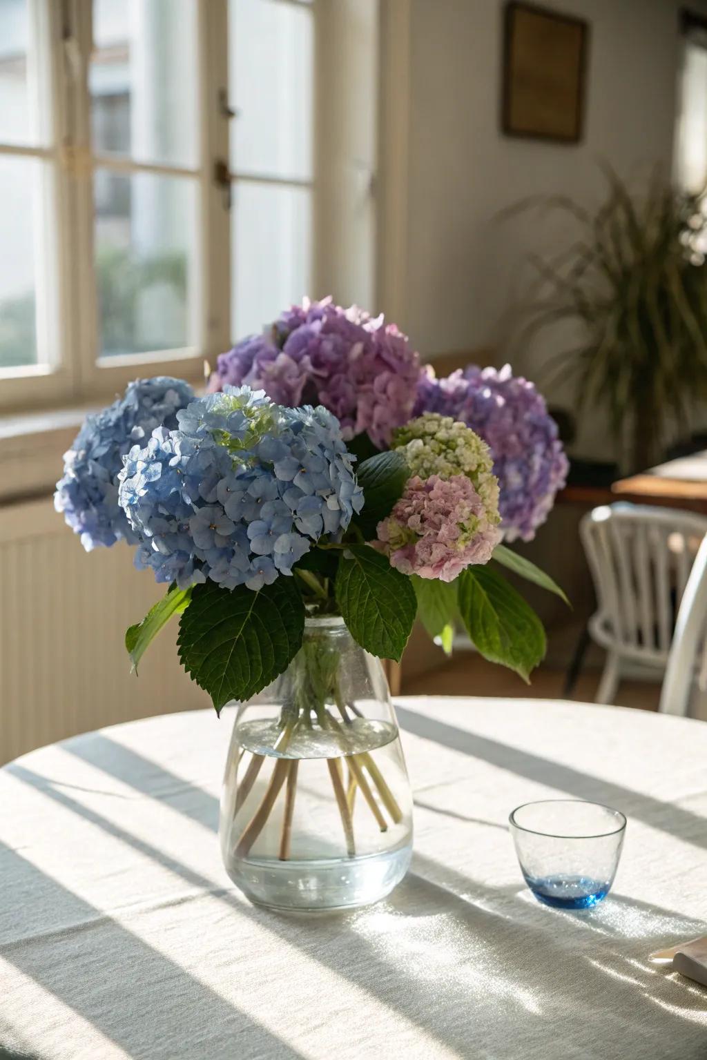 A classic vase arrangement brings natural beauty indoors.