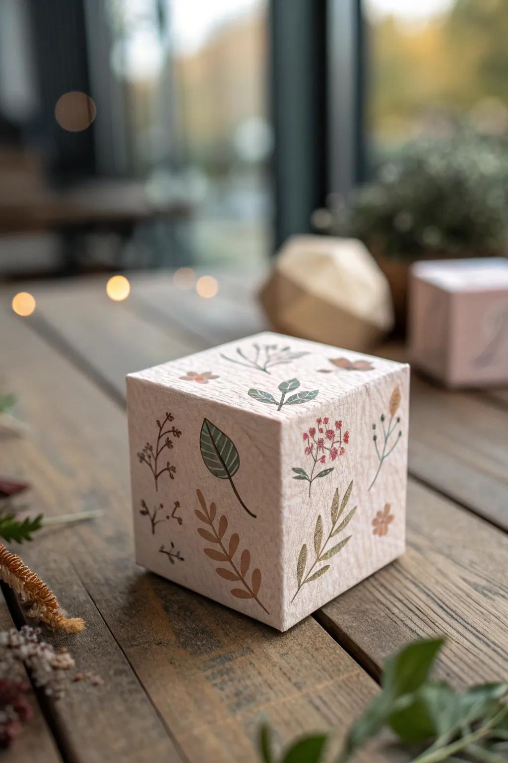 Create your own charming paper dice – where simplicity meets craft elegance.