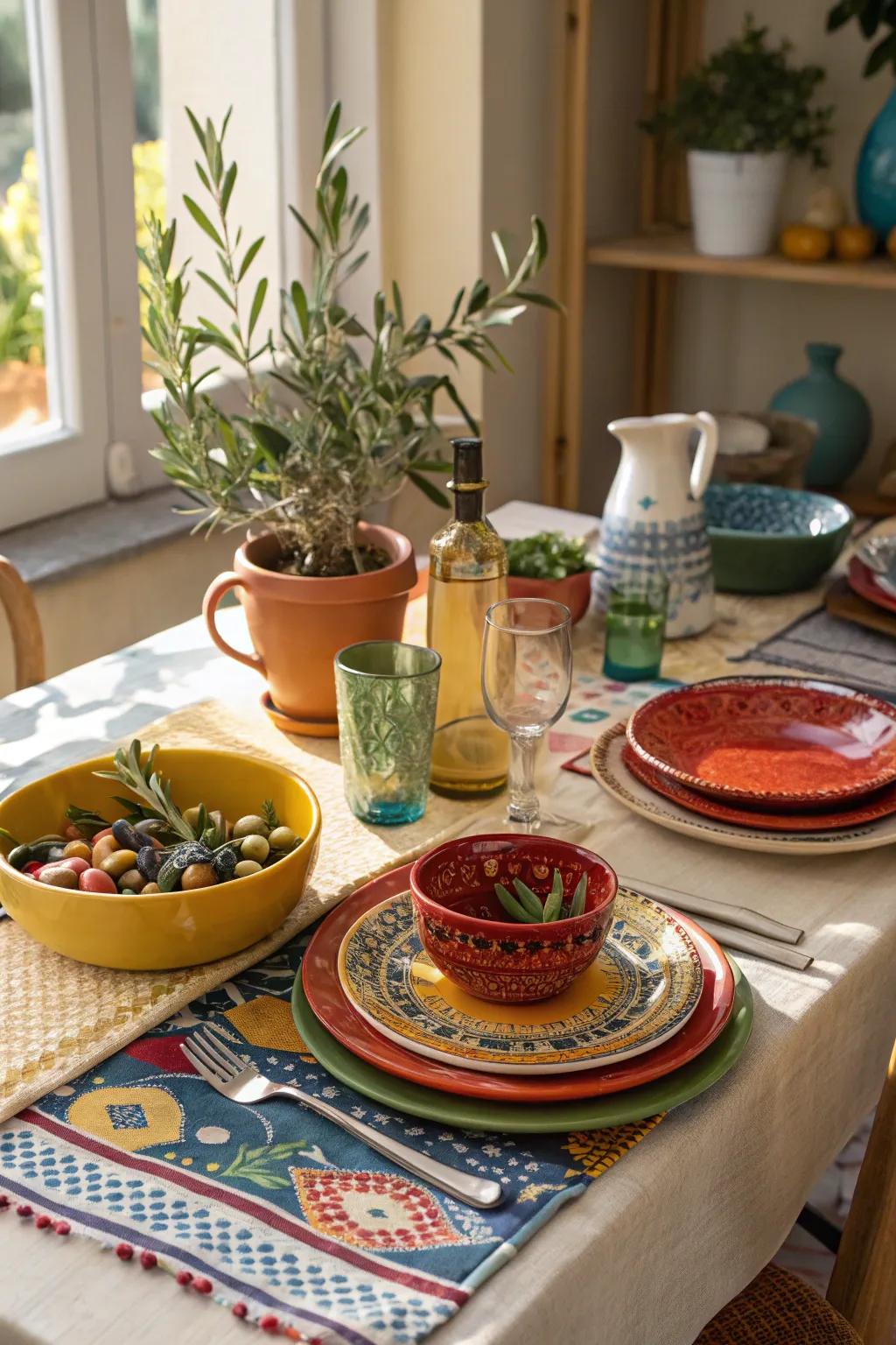 Immerse your guests in a Mediterranean-themed dinner for a night to remember.