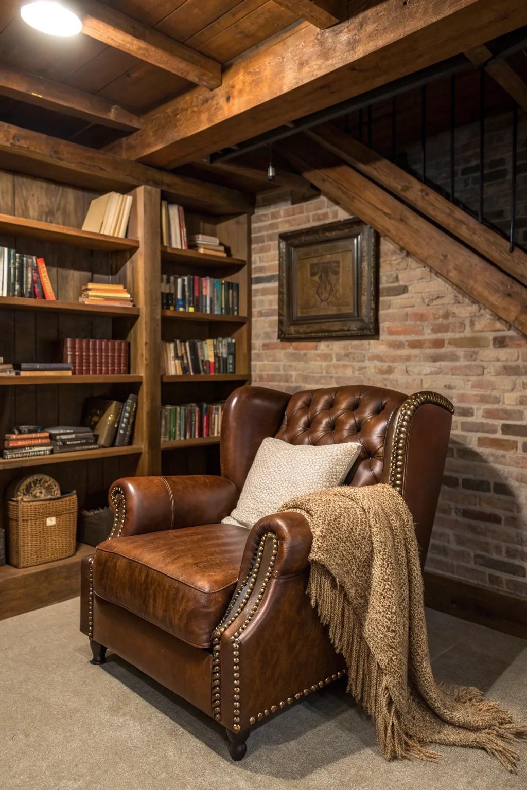 Escape into a world of words with this handcrafted reading nook. Perfect for the modern craftsman.