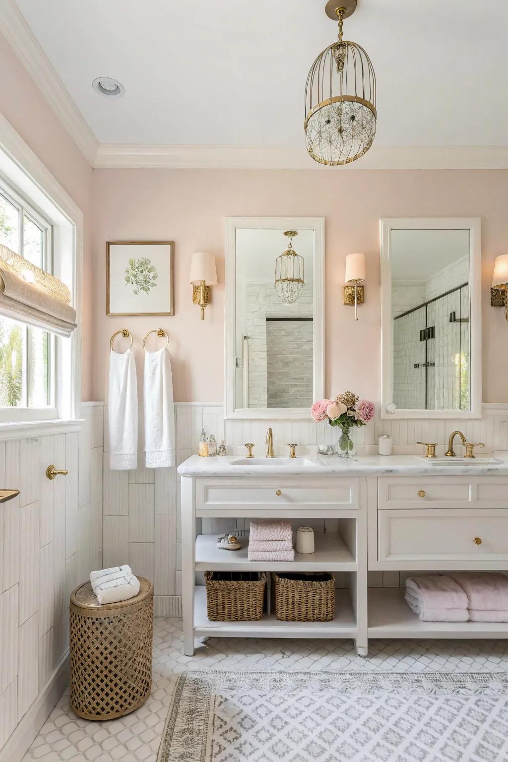 A fresh coat of paint can transform the atmosphere of your bathroom.