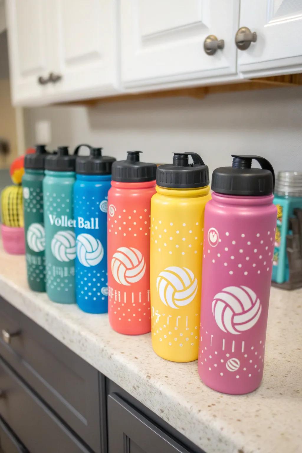 Keep your team hydrated with personalized water bottles.