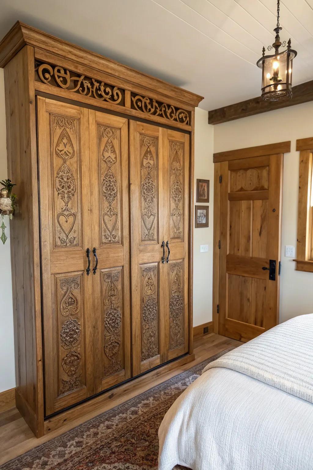 Antique doors bring a touch of history and elegance to any room.