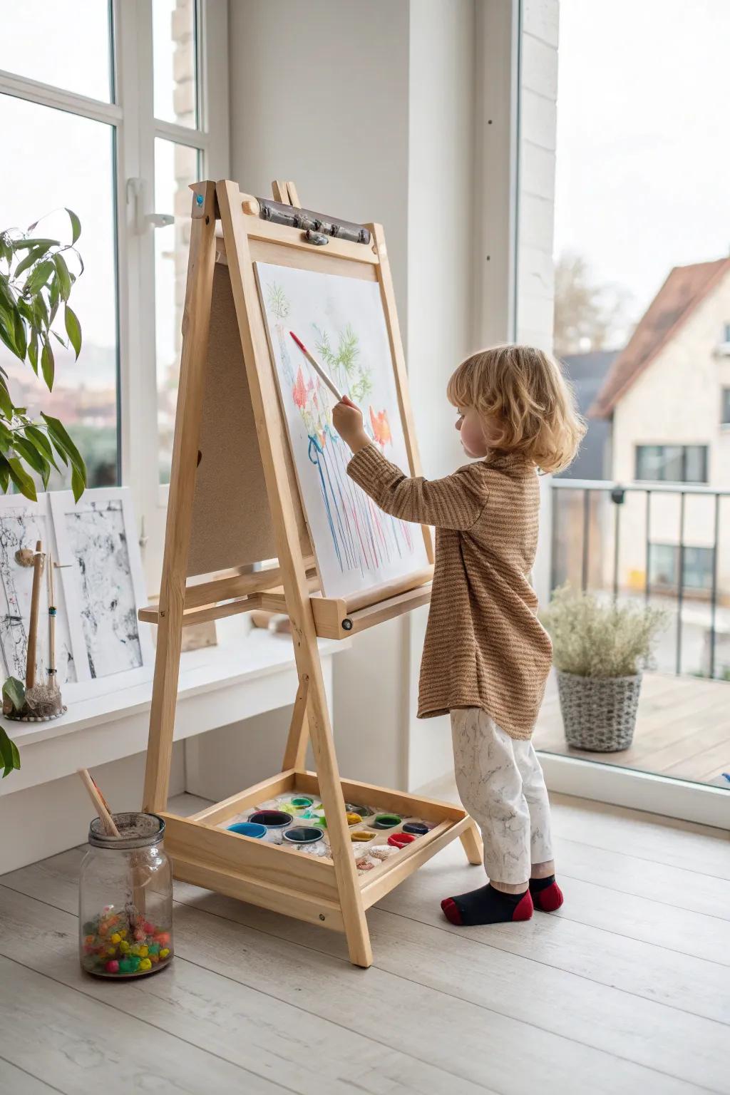 Unleash creativity with the joy of finger painting - where little hands create big magic.
