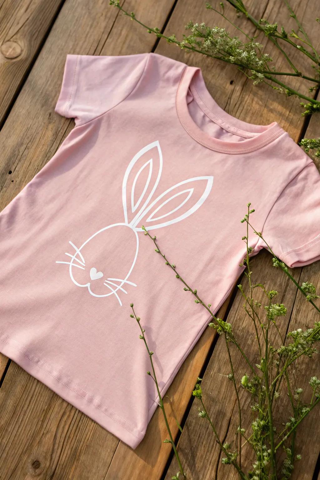 Embrace the charm of Easter with minimalist bunny ears that add a playful touch to your spring wardrobe.