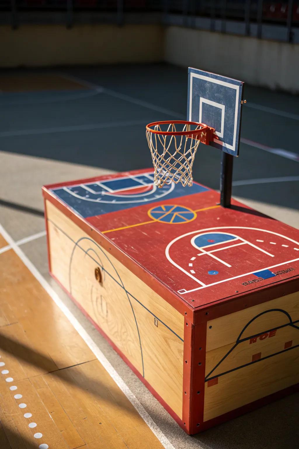Shoot and Score: A Crafty Valentine Box with a Slam Dunk!