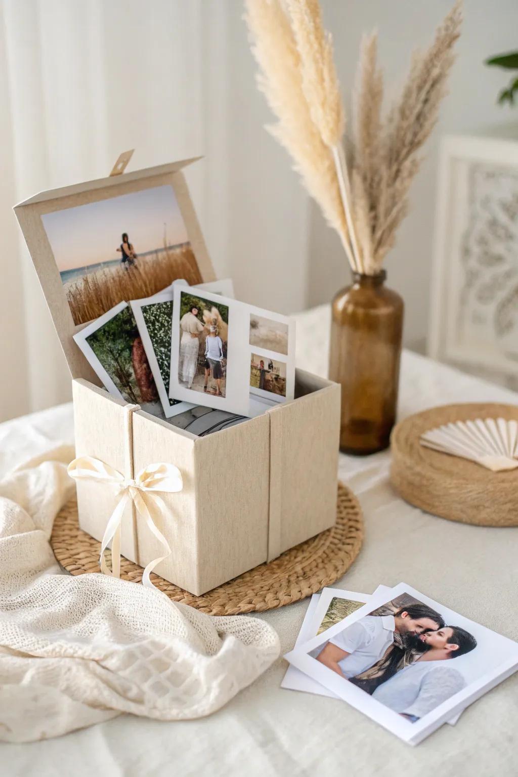 Unveil memories in style with this stunning Photo Cascade Explosion Box, where craftsmanship meets heartfelt moments.