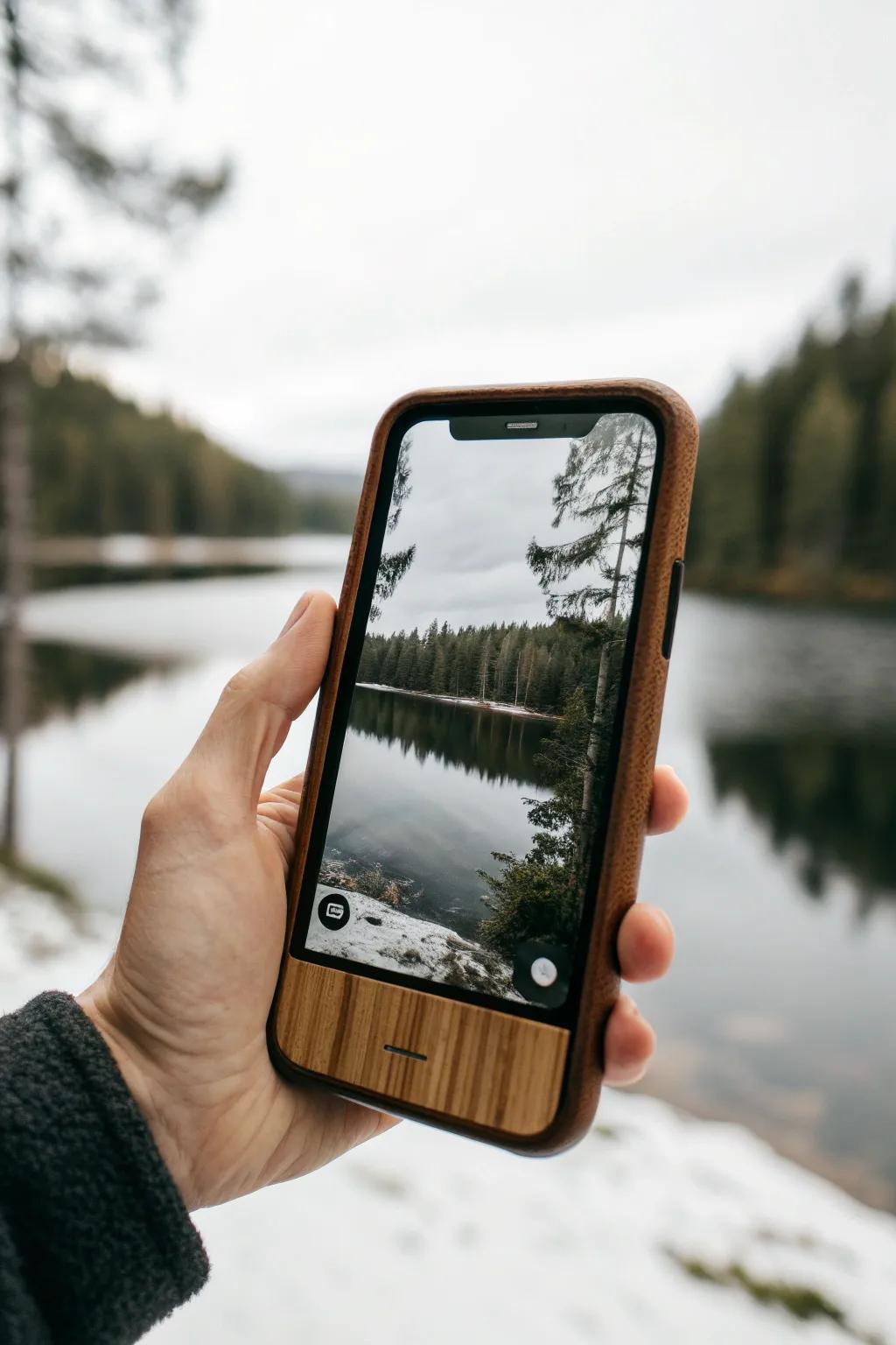 Embrace modern creativity with a digital frame within a frame. #MinimalistPhotography