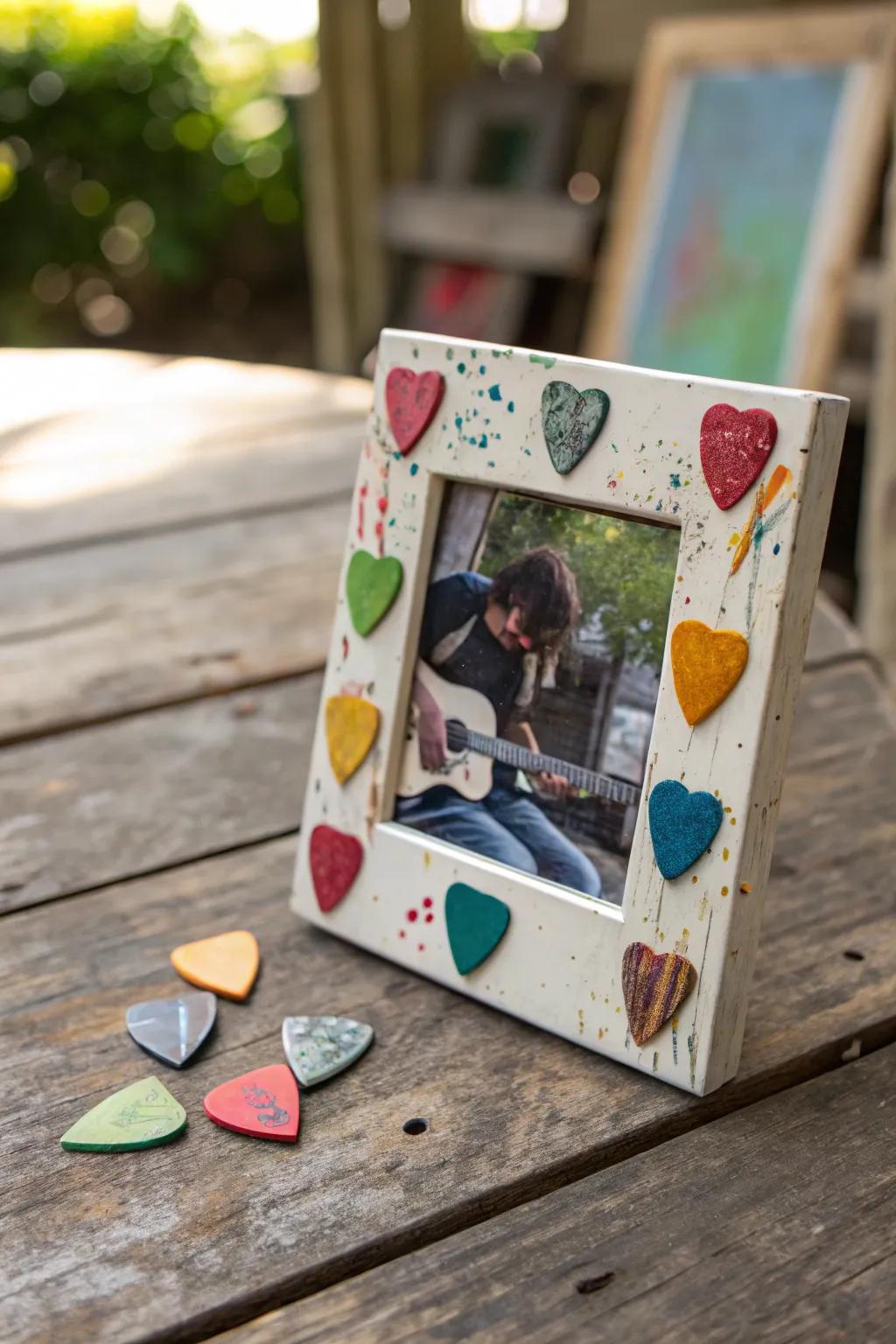 A personalized photo frame makes for a heartfelt Father's Day gift.