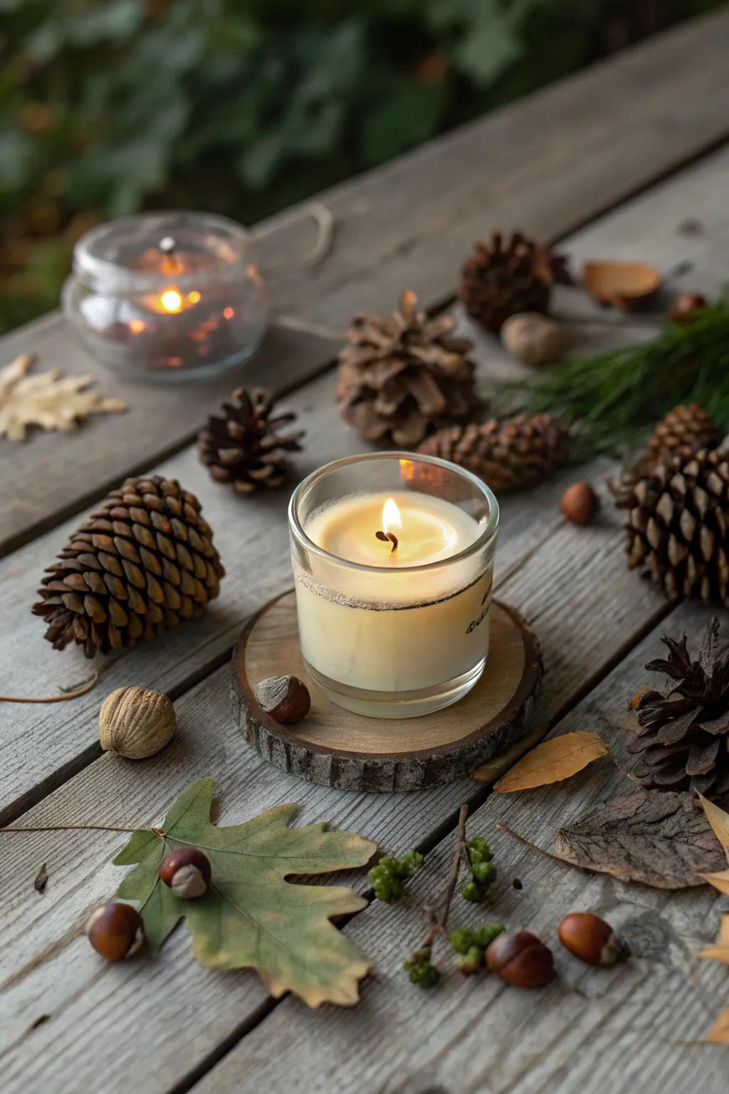 Handmade candles bring warmth and a personal touch to any room.