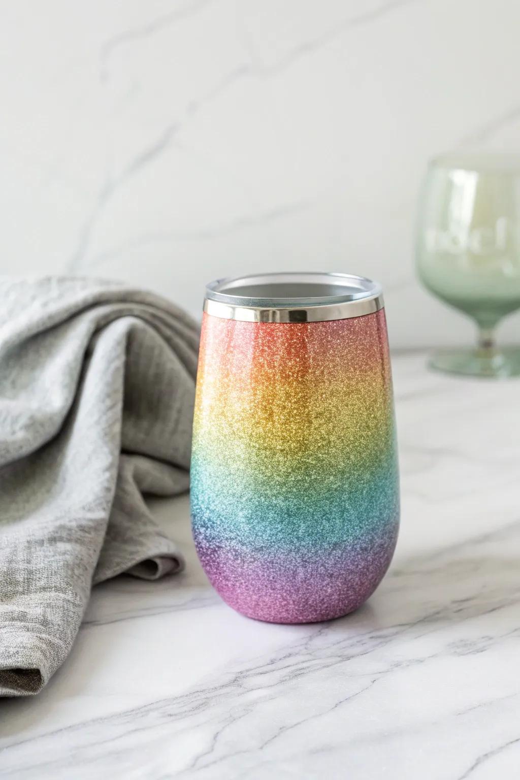Elevate your sipping experience with a rainbow of colors—where minimalist design meets vibrant elegance.