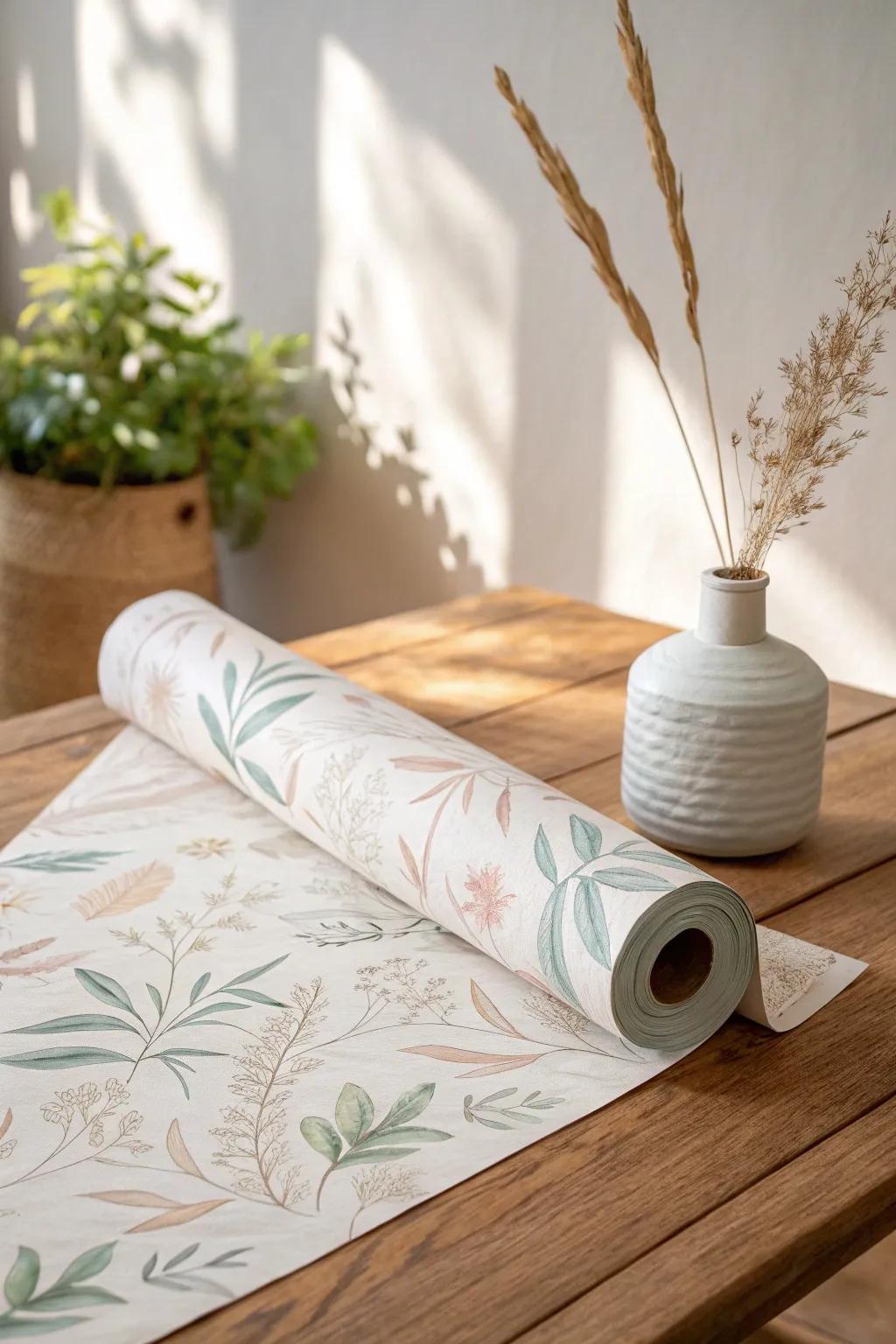 Transform your space effortlessly with peel-and-stick wallpaper—simplicity meets elegance.