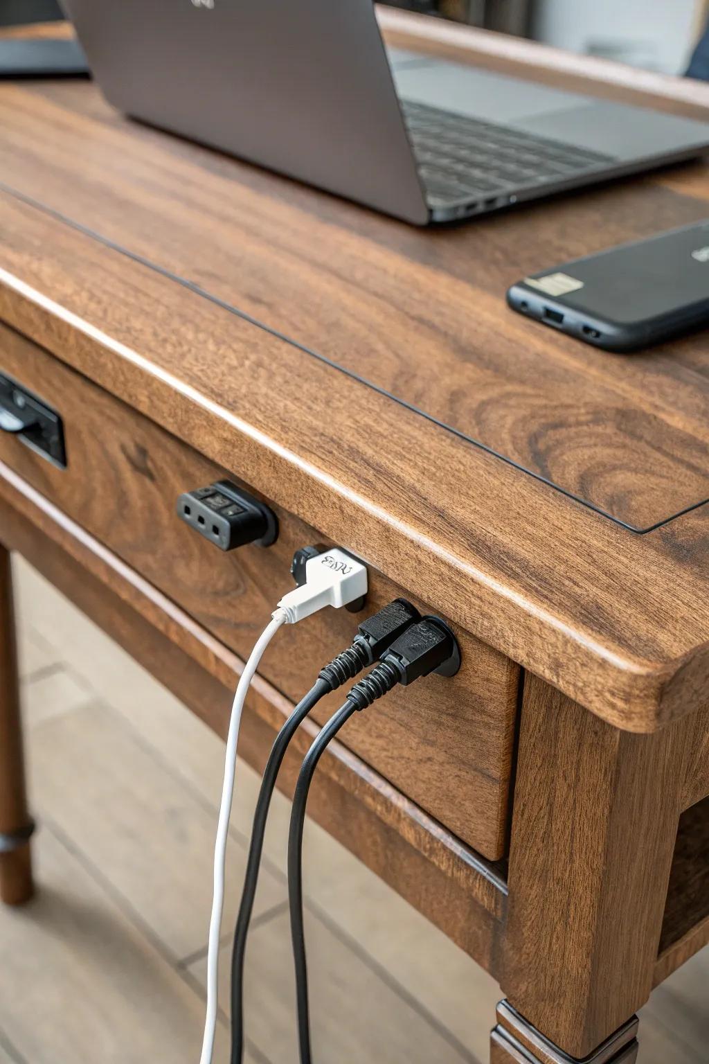 Elevate your space with seamless cable management—style meets functionality.