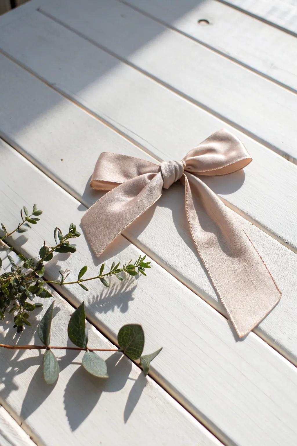 Transform simplicity into elegance with a classic single loop bow - the perfect touch for any gift.