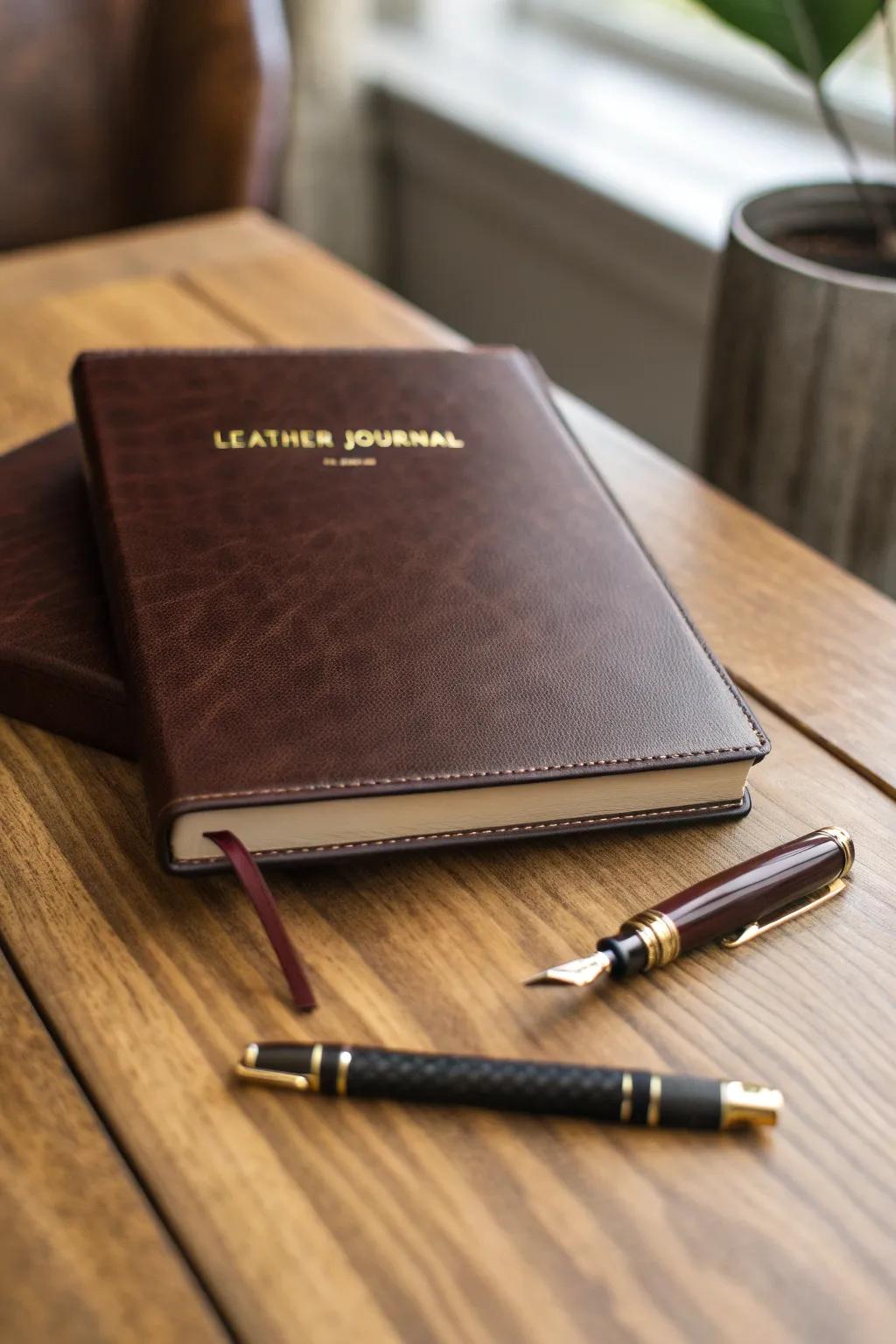 A personalized journal makes a meaningful gift.