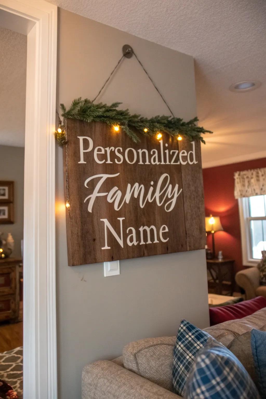 Rustic wooden signs bring warmth and personality to any space.