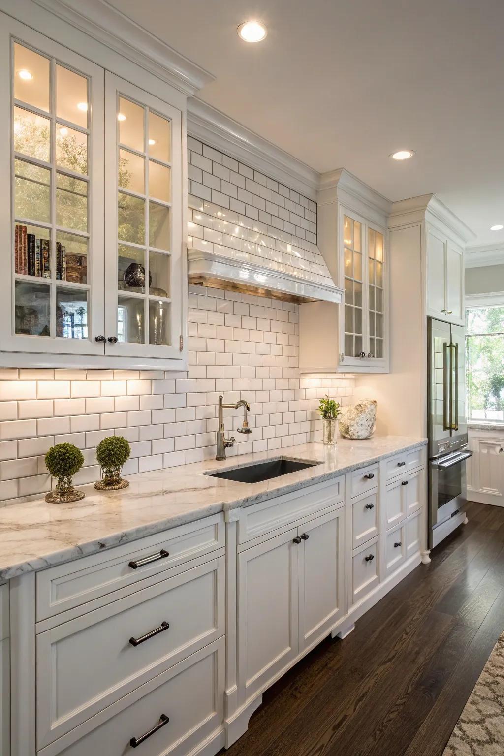 Subway tiles provide a timeless and versatile look for any kitchen.