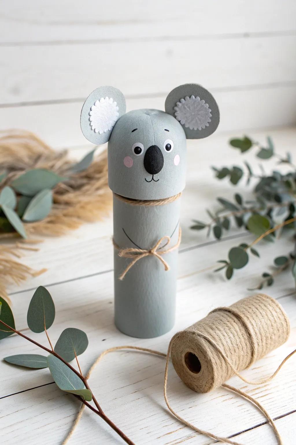 Craft your own charming koala companion with just a few simple materials and a touch of creativity.