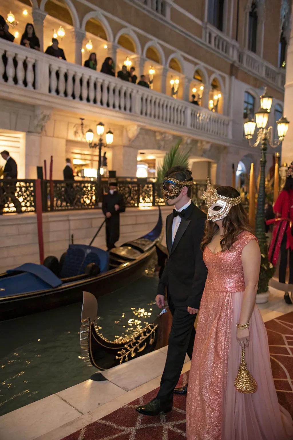 Bring the allure of Venice to your prom with timeless elegance.