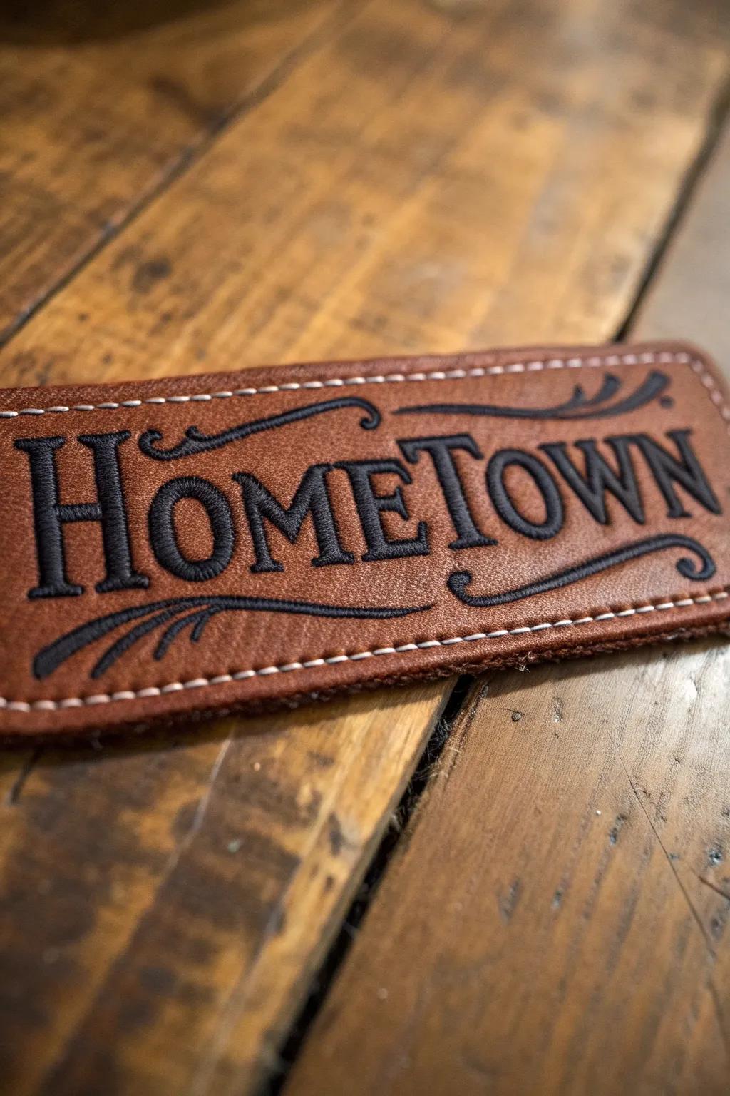 Craft your story with personalized rocker patches.