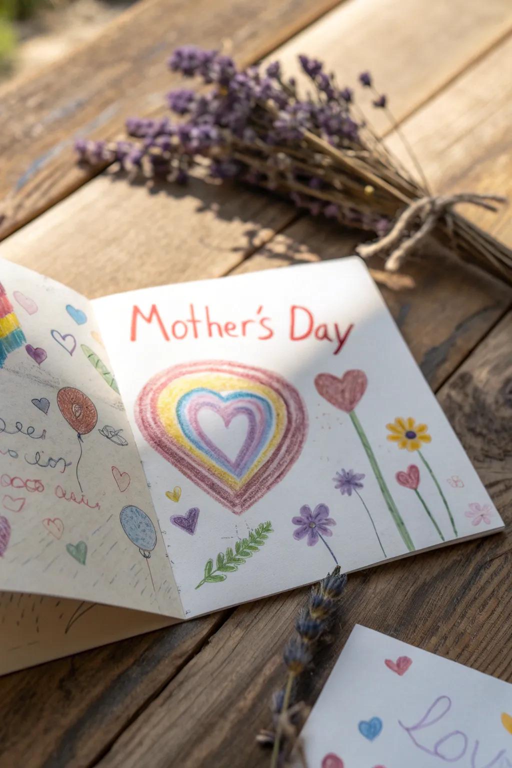 A heartfelt masterpiece: Celebrate Mother's Day with a touch of handmade love.