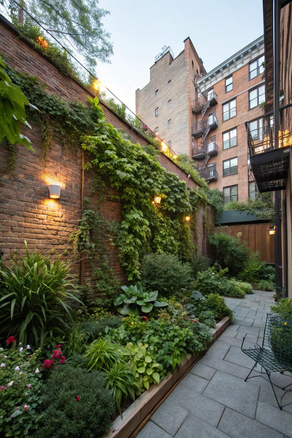 Maximize space with a stunning vertical garden.