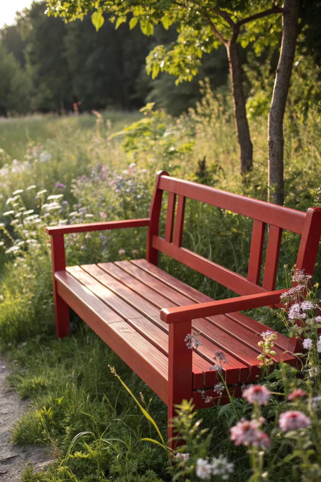 Transform your garden with a bold splash of red - where simplicity meets elegance.
