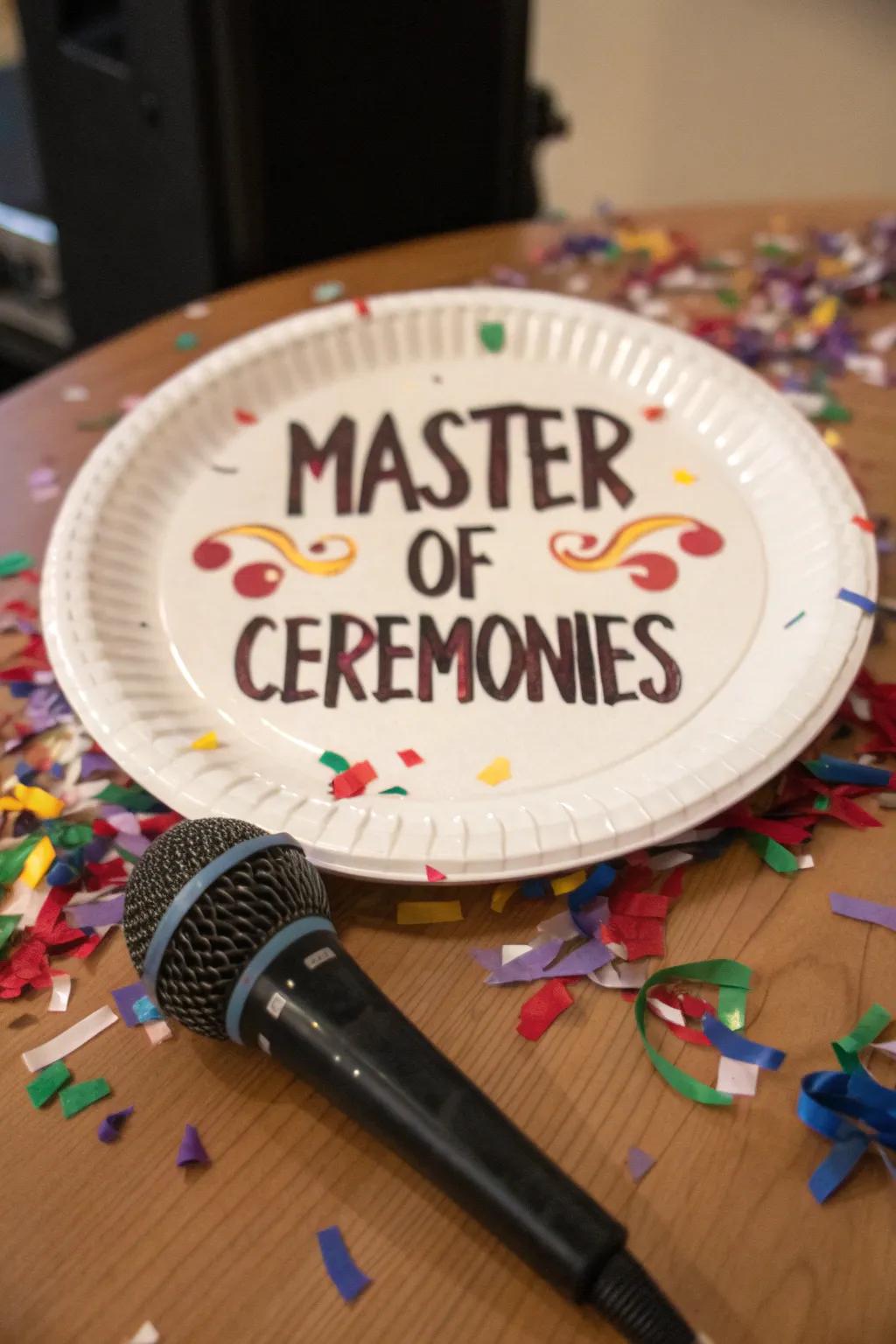 Honor the life of the party with a Master of Ceremonies award