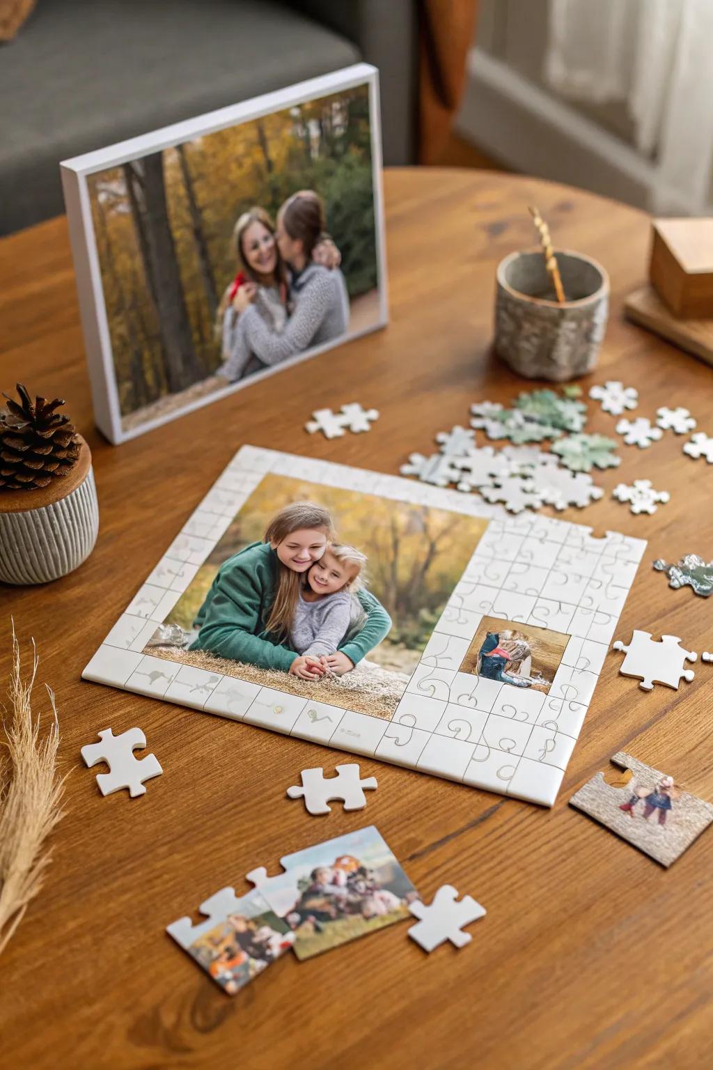 Create a personalized photo puzzle to relive special moments.