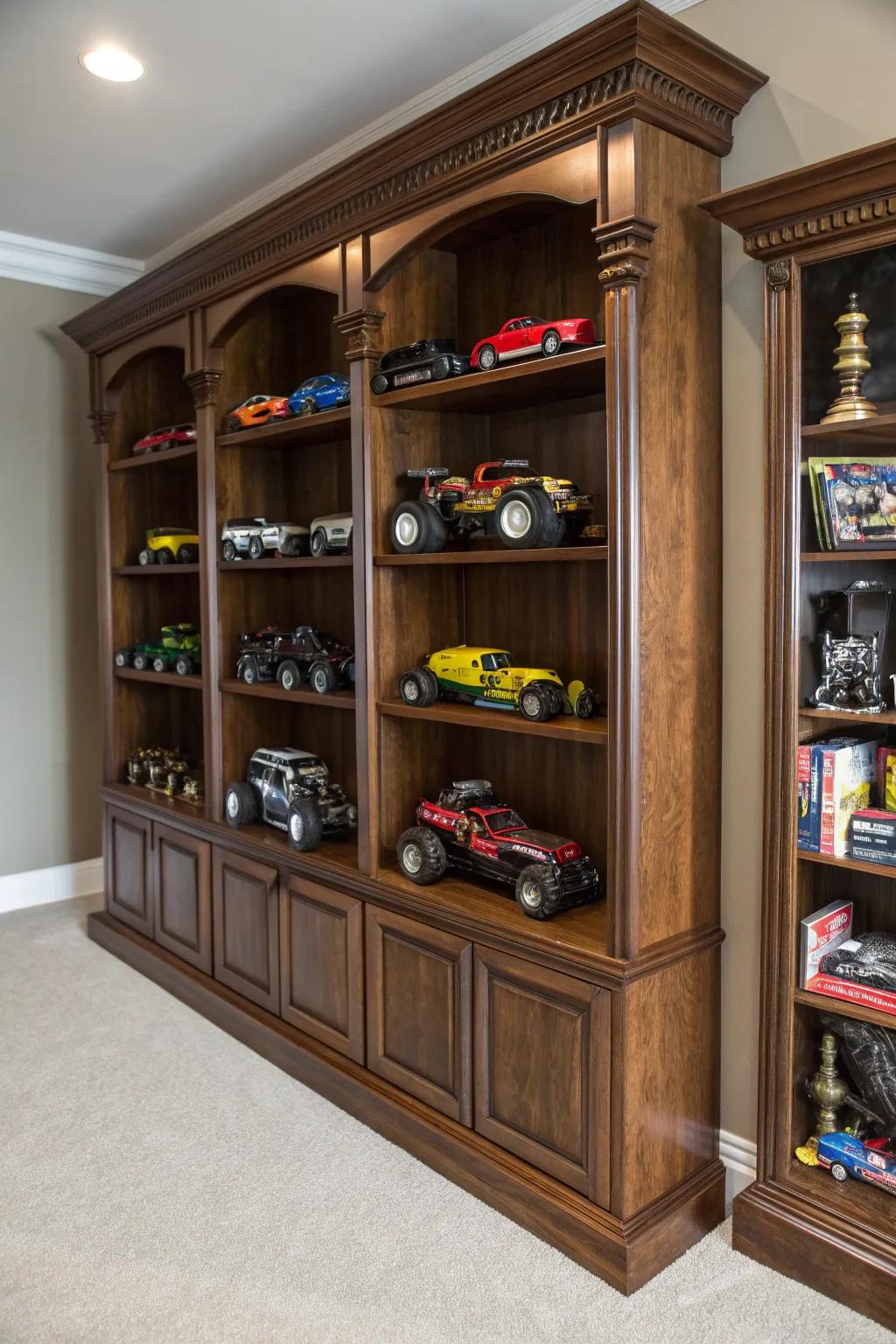 Showcase your RC collection with style and craftsmanship.