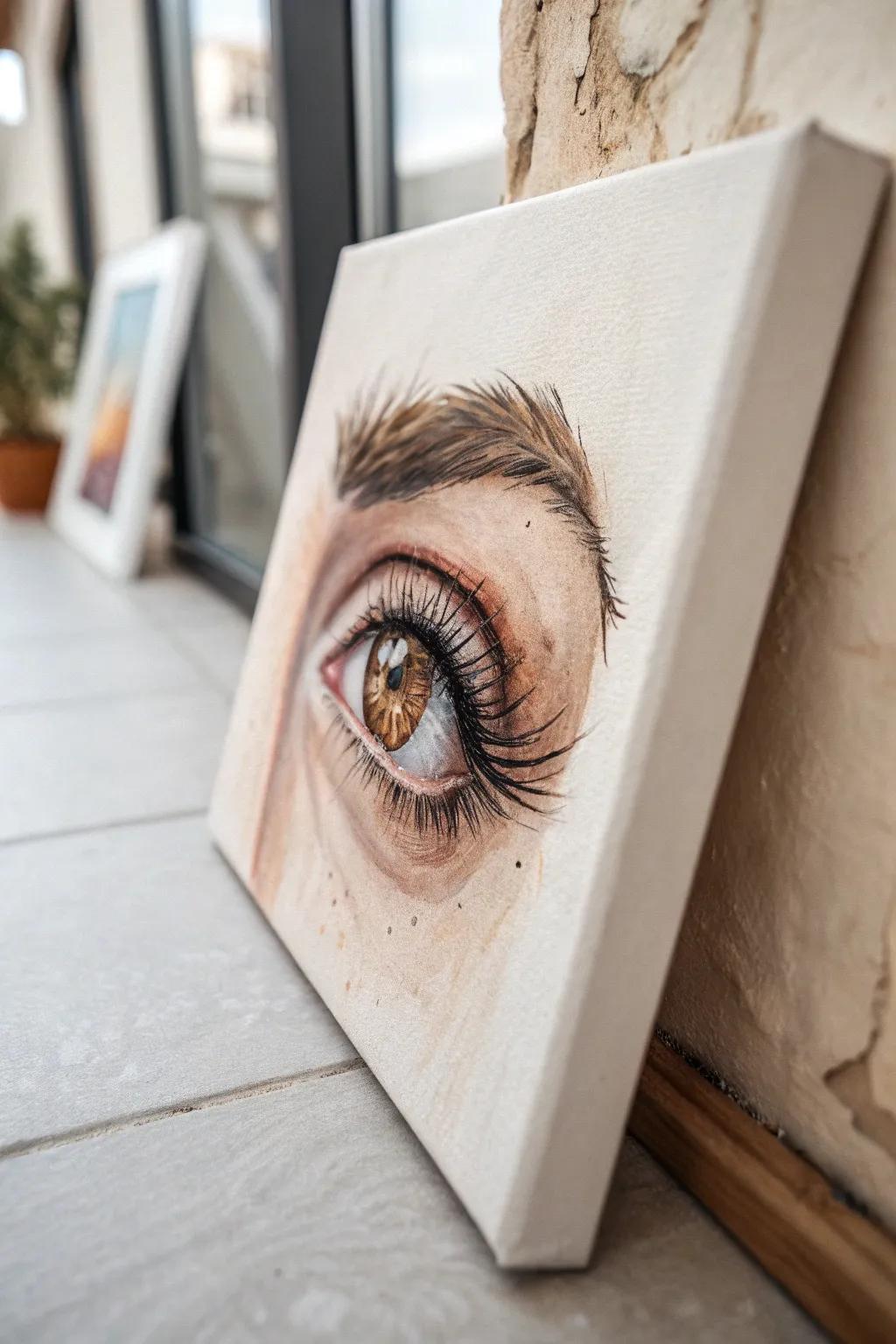 Capturing emotion through the artistry of expressive eyes—where simplicity meets profound beauty.