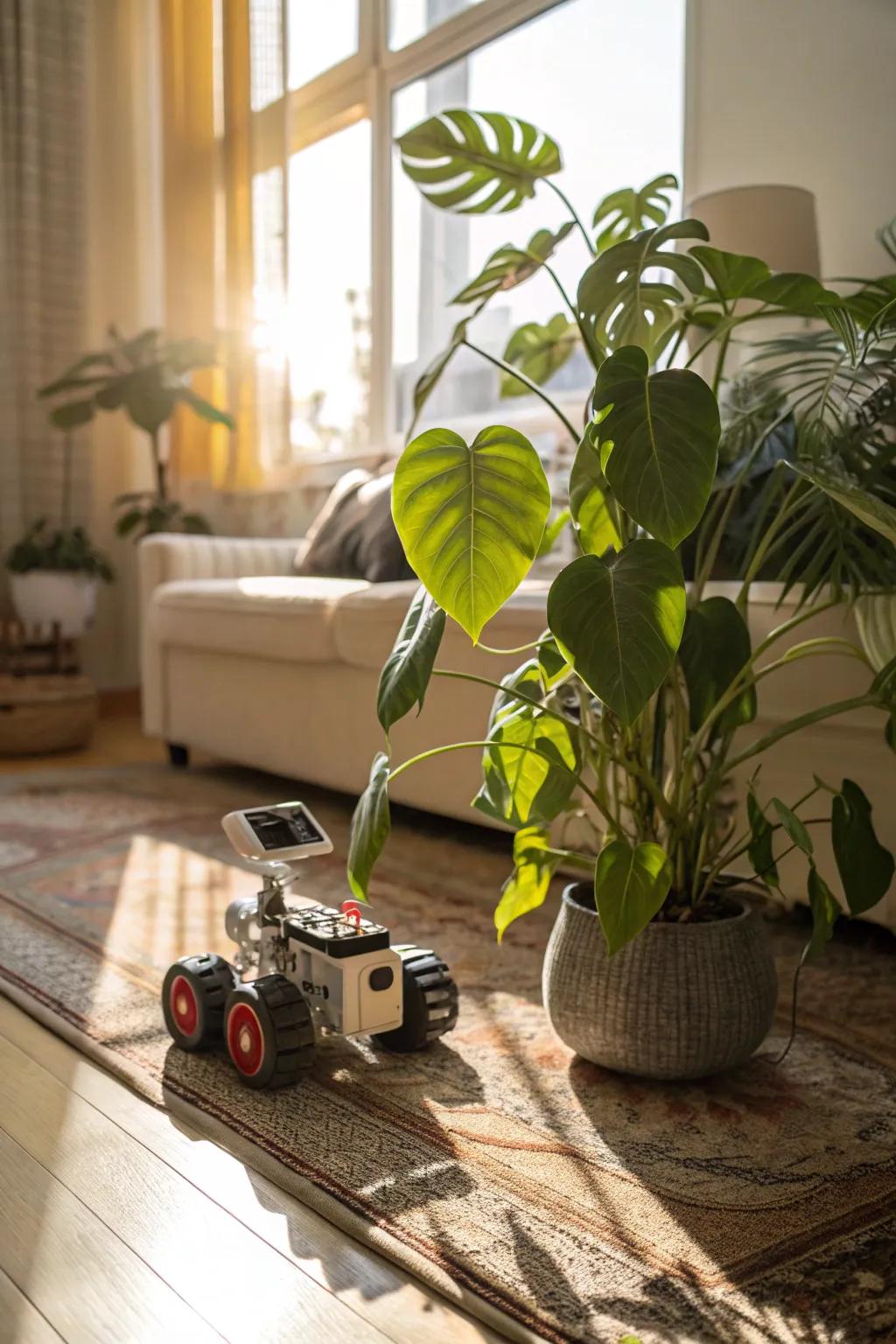 Keep your plants happy with a DIY plant-watering robot.