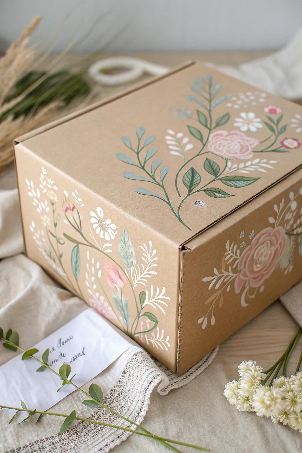 Transform your shipping boxes into hand-painted masterpieces and let every delivery be a work of art.