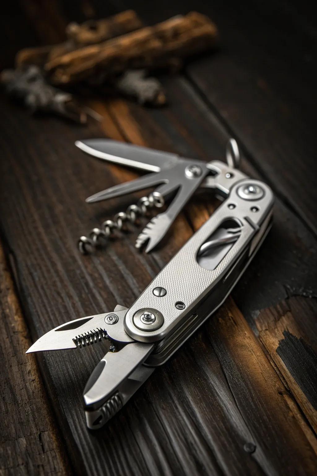 Essential toolkit for the modern man: compact, versatile, and ready for any challenge.