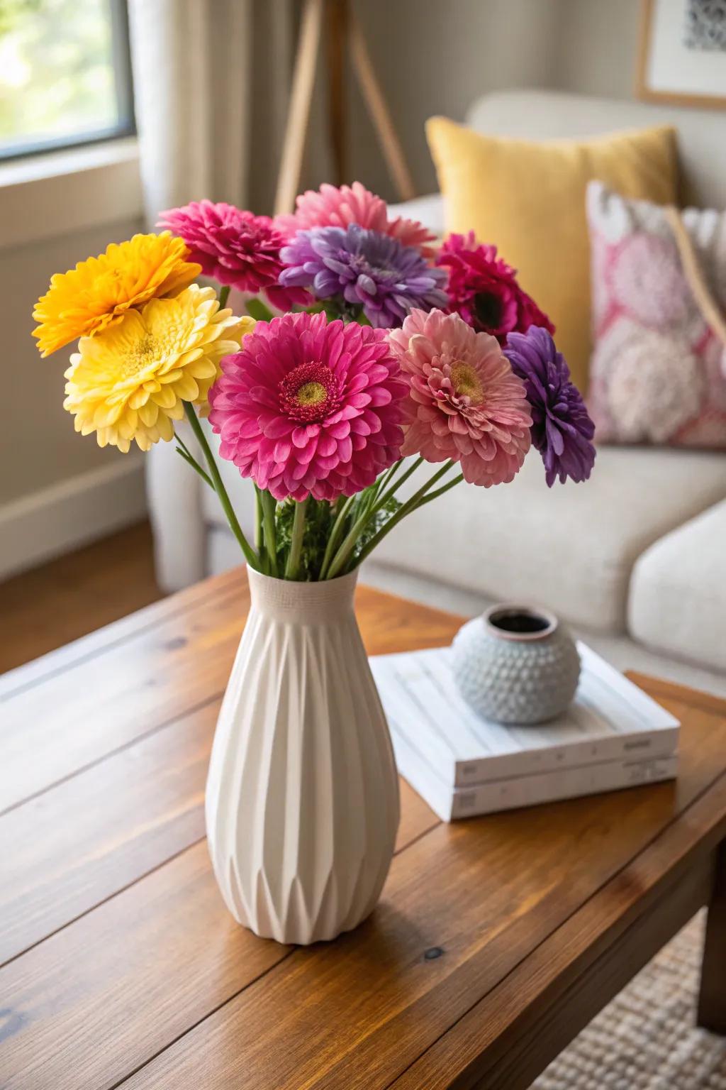 Brighten your space with everlasting paper flowers.