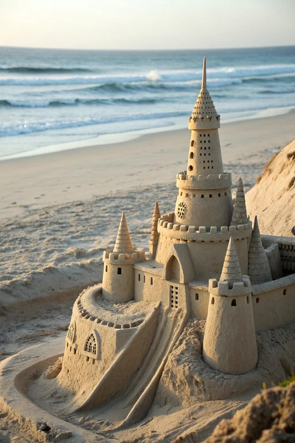 Rediscover the joy of building classic sandcastles, where simplicity meets artistry in every grain of sand.