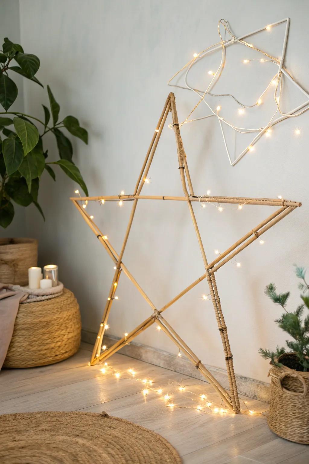 Illuminate your space with this enchanting Twinkling Star Parol, where simplicity meets elegance.