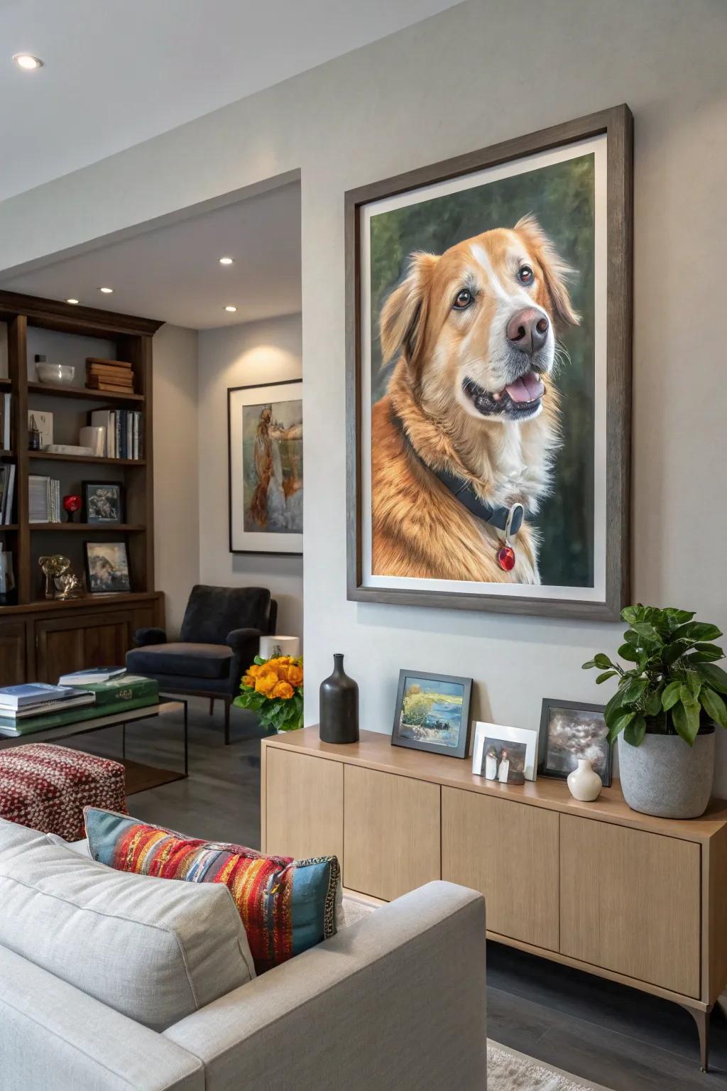 Capture your pet's spirit with a custom portrait.